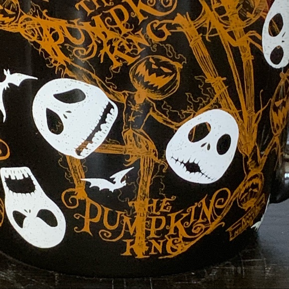 Jack Skelington Pumpkin King Nightmare Before Christmas Ceramic Mug & Mini Whisk - Picture 6 of 13